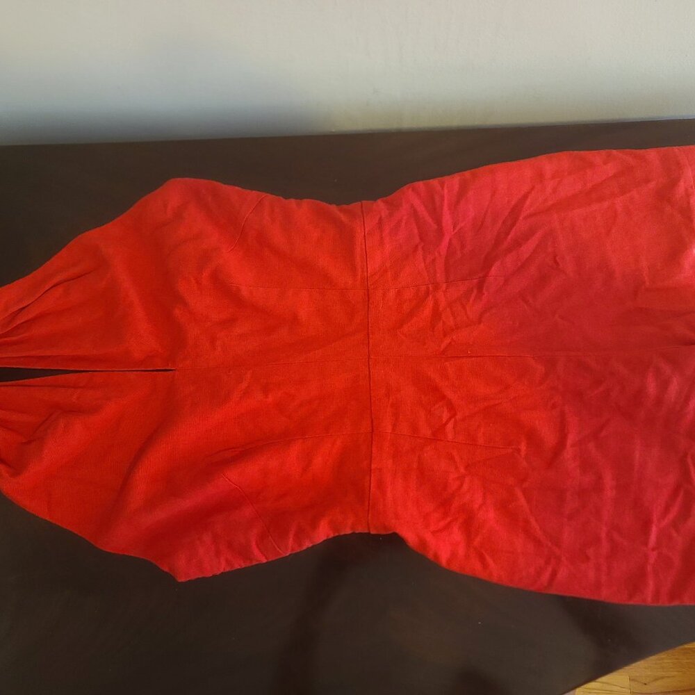 Custom Linen Playsuit with Detachable Skirt (size medium)